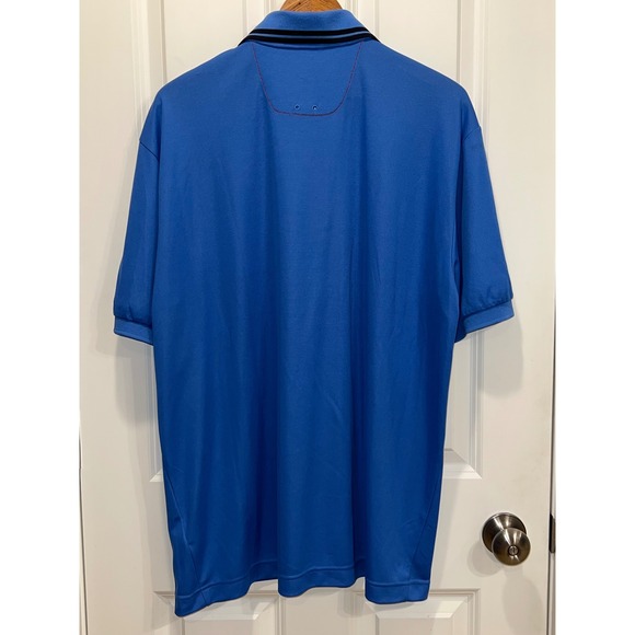 NEW Brooks Brothers Country Club ProSport Polo Shirt Blue Mens Large 5155 26711 - Picture 7 of 8